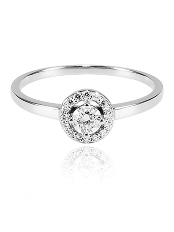 Gyémántköves gyűrű 50-01021-1255F