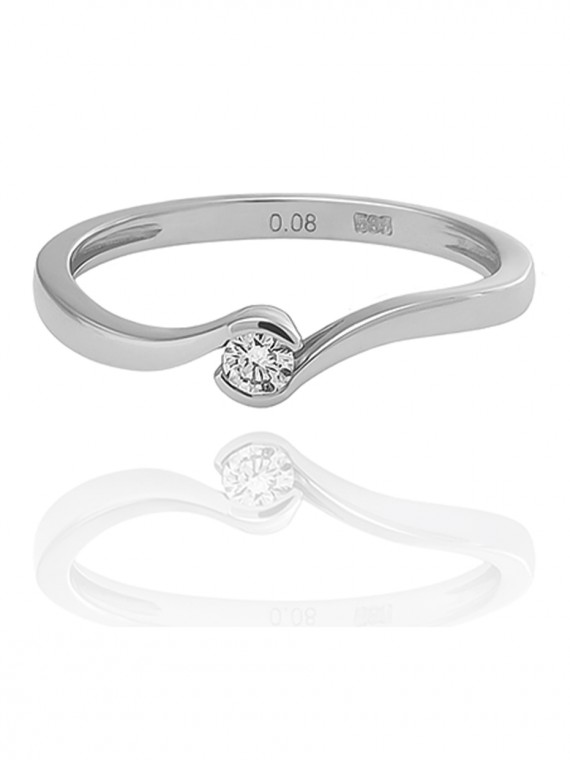 Gyémántköves gyűrű 50-01913-1255F