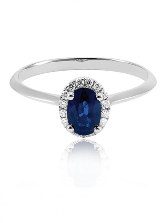 Zafírköves gyűrű 50-70515-1555F