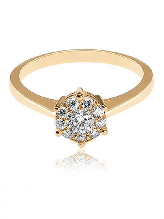 Gyémántköves gyűrű 50-70587-1250F