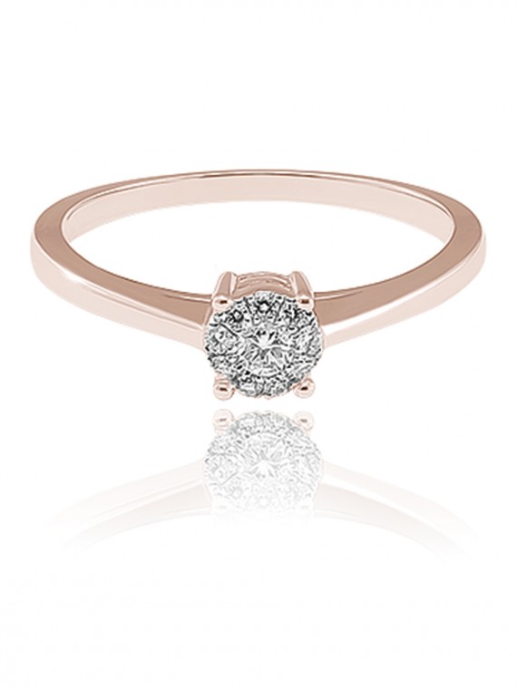 Gyémántköves gyűrű 50-70589-1256