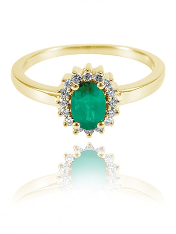 Smaragdköves gyűrű 50-70784-1750F