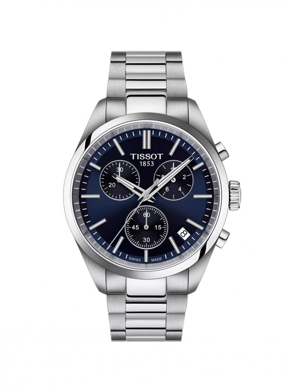 T1504171104100, T150.417.11.041.00 Tissot PR 100 Chronograph quartz férfi karóra (40mm)