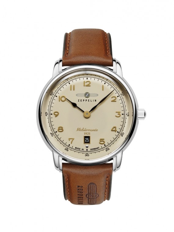 9640-5 Zeppelin Méditerranée quartz férfi karóra (40mm)