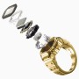 CRW-001G-9ER Casio quartz unisex gyűrűóra (20mm)